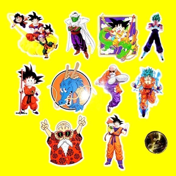 3/$20 Brand New 10x Waterproof Dragon Ball stickers - Picture 1 of 1